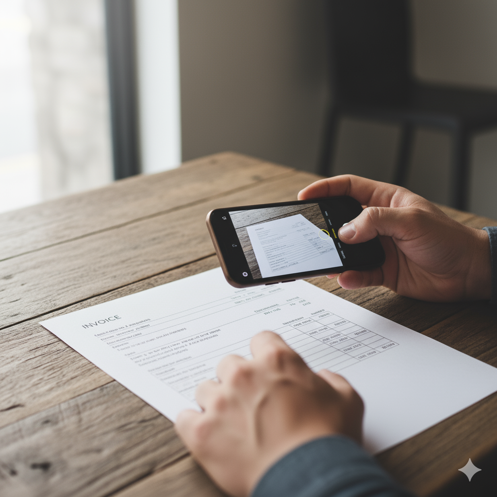 資料撮影のイメージ