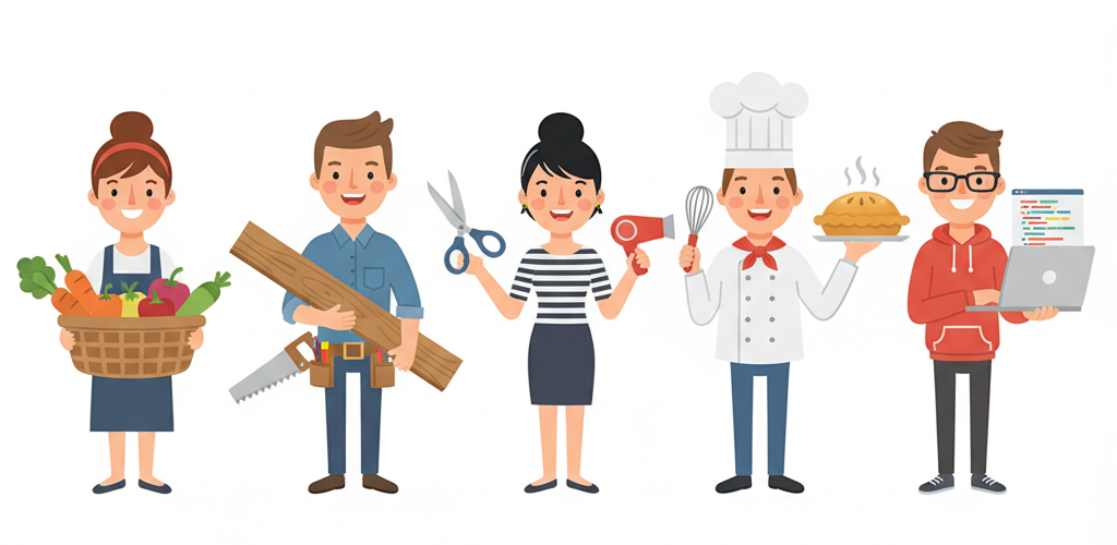 個人の人たちの図